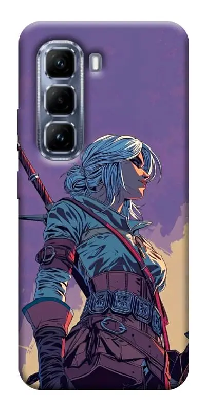 TPU чохол Demsky The witcher ciri для Infinix Hot 50 Pro