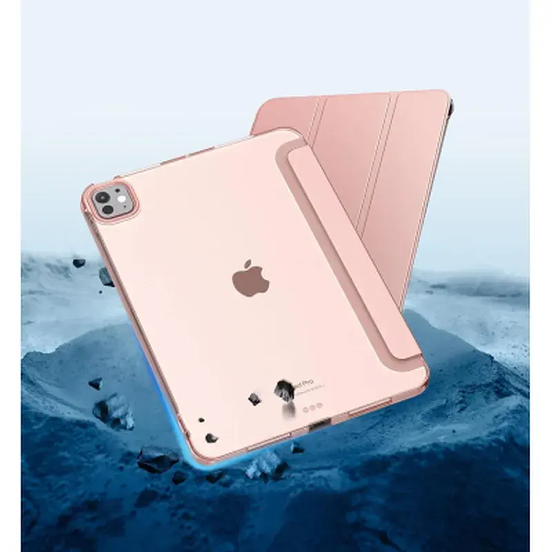 Чохол до планшета BeCover Tri Fold Hard Apple iPad Pro 11" M5 2025 Pink (715997) - фото 3