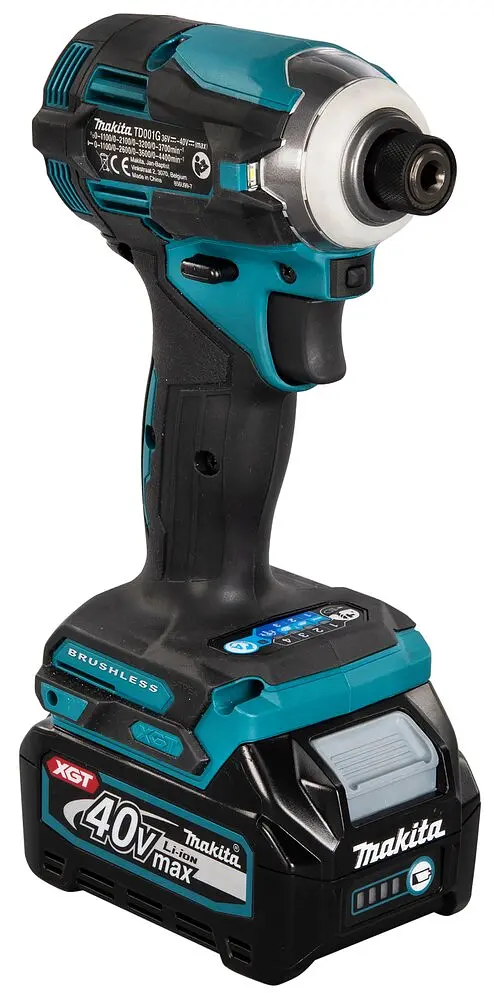 Гвинтокрут імпульсний акумуляторний Makita TD001GM201 (220 Нм, 1/4", BL, XGT) - фото 5
