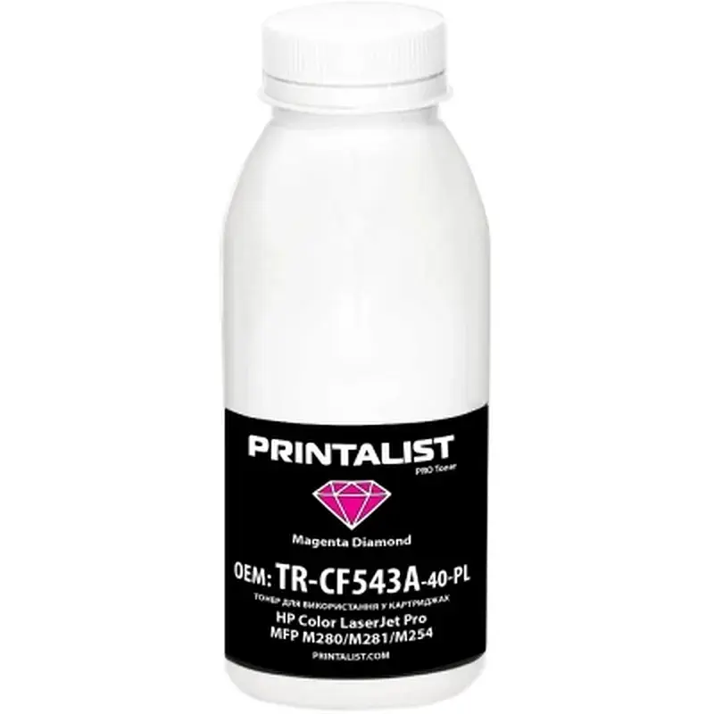 Тонер HP CLJ Pro MFP M280/M281/M254, 40г Magenta Printalist (TR-CF543A-40-PL)