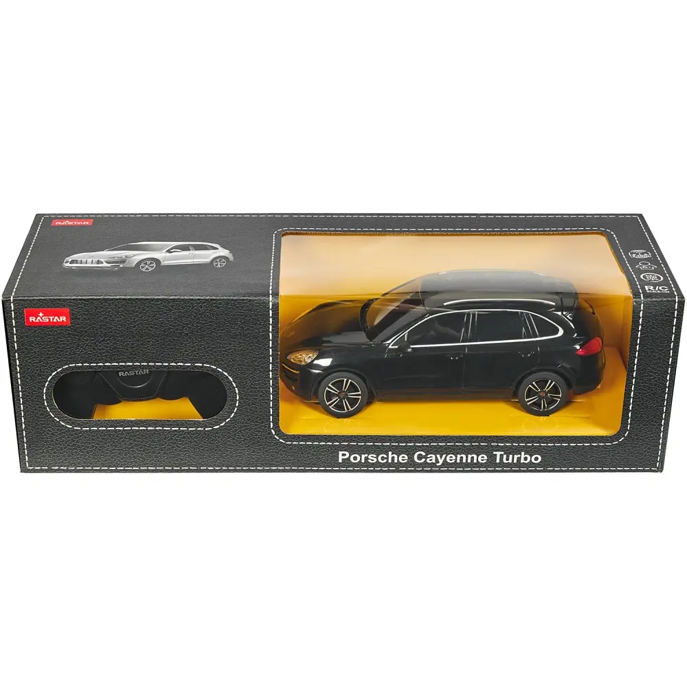 Машинка Rastar Porsche Cayenne Turbo 1:24 Чорний - фото 9