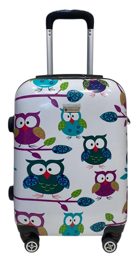 Валіза середня Worldline Airtex 809 Hibou полікарбонат 64×45×26 см 60 л Різнокольорова - фото 7