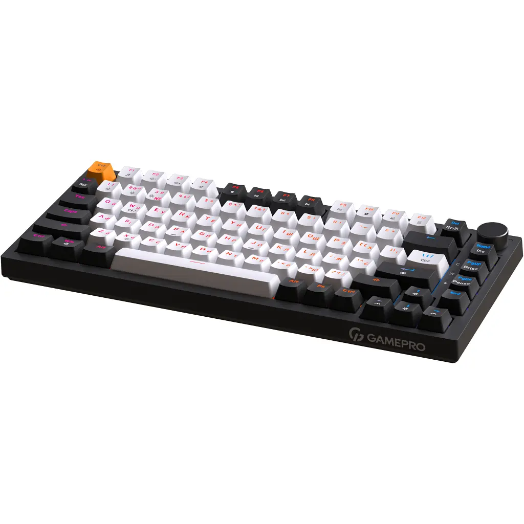 Клавиатура GamePro MK160B Hot-Swap Red Swich RGB USB UA Black (MK160B) - фото 4