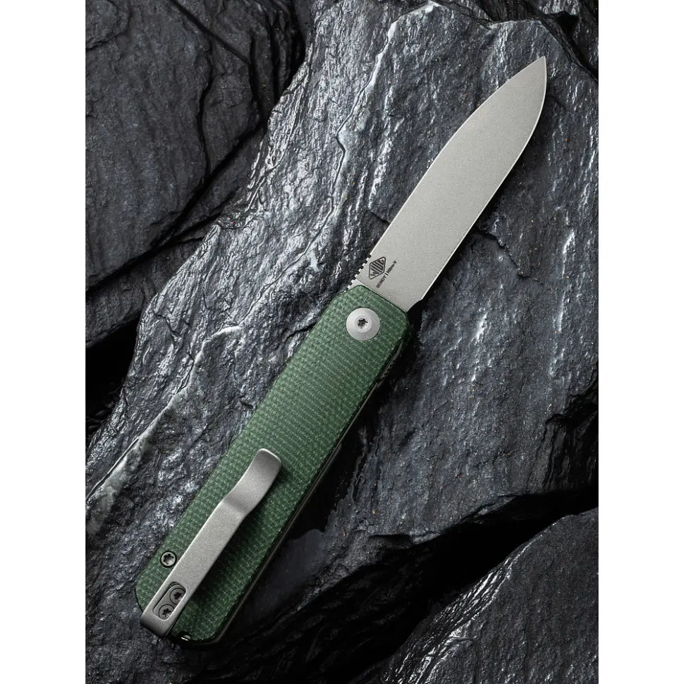 Ніж складаний кишеньковий Civivi Sendy, (7.2 см) Nitro-V / Micarta темно-зелений - фото 13