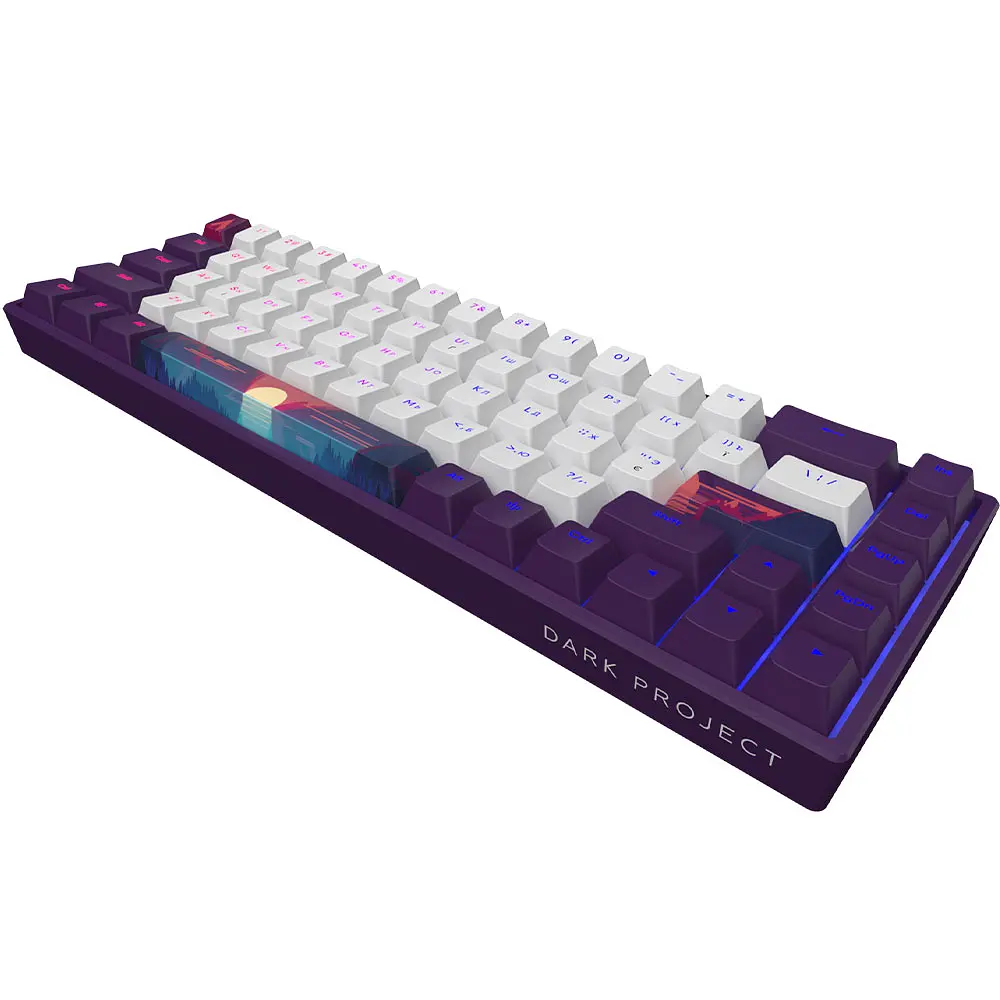 Игровая клавиатура Dark Project 68 Sunrise - RGB ANSI ENG/RUS (DPP68_GSH_SUNR_ANSI_UA) - фото 3