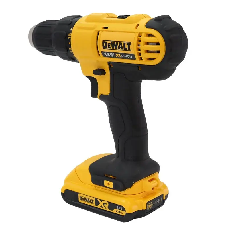 Дрель-шуруповерт DeWalt XR Li-Ion 18В акб 2х2 А/ч 42 Нм 450-1800 об/мин патрон 13 мм ЗП кейс 1.28 кг - фото 3
