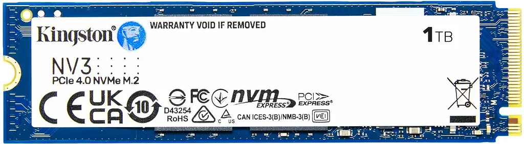 Накопичувач SSD M.2 1TB PCIe 4.0 NV3 Kingston teh0014736