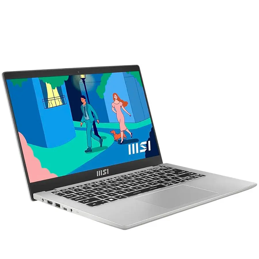 MSI Modern 14 14", Intel Core 7, 16 ГБ / 1 ТБ Твердотільний накопичувач, Сріблястий (Grade B) Seller Refurbished - фото 2