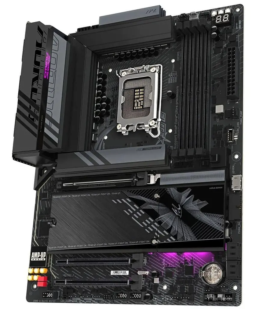 Материнська плата GIGABYTE Z890 AORUS ELITE WIFI7 (Z890 AORUS ELITE WIFI7) (Socket 1851, Intel Z890, ATX) - фото 2