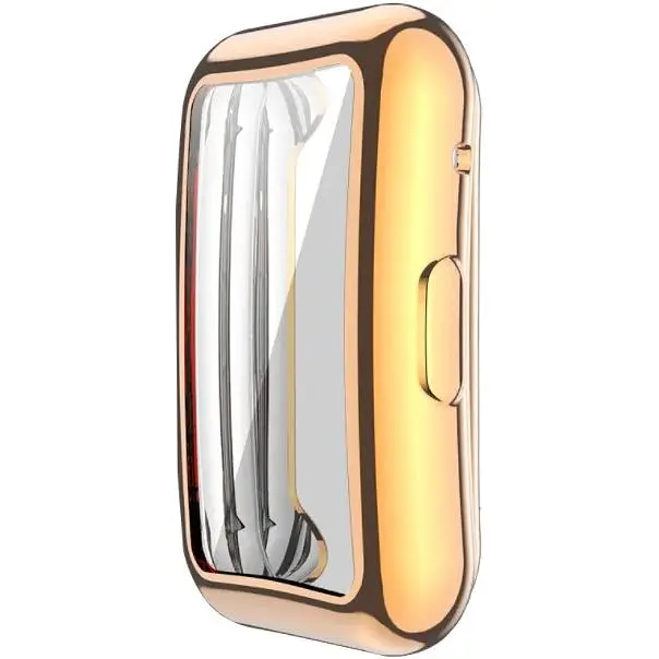 Чехол-накладка DK Silicone Face Case для Huawei Watch Fit / Fit SE (rose gold) - фото 2