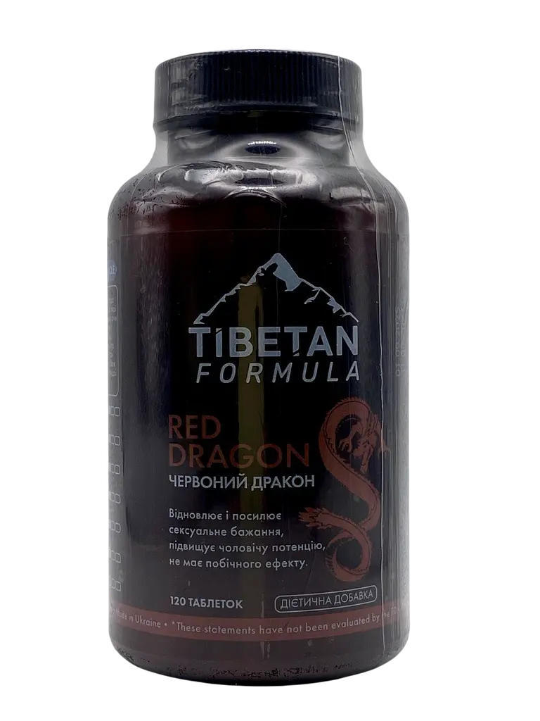 Таблетки Tibetan Formula Червоний дракон для чоловічої сили 120 таблеток - фото 2