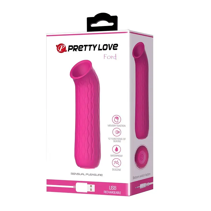 Вібратор PRETTY LOVE - FORD 12 Functions Pink PRETTY LOVE BI-014547-5 100072 - фото 4