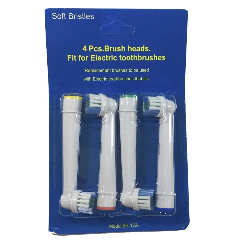 Насадки для зубної щітки Semi Oral B, 4 шт м'яка жорсткість