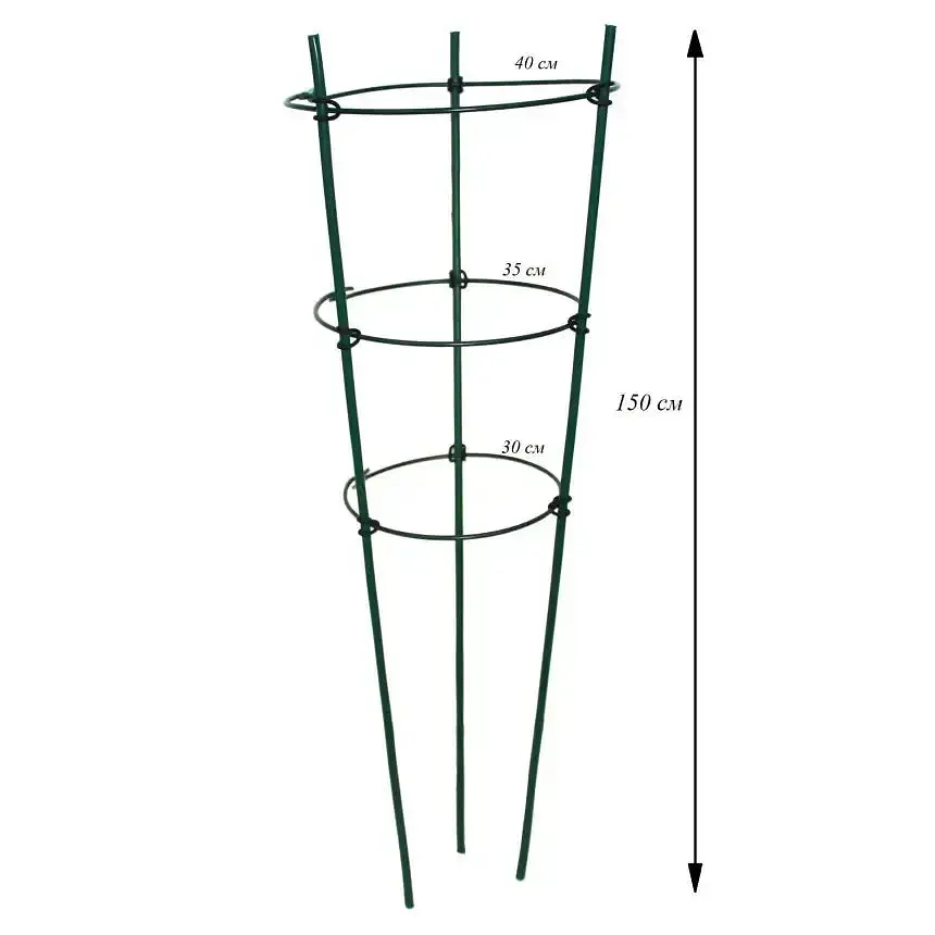 Підтримка для рослин Elsa 3 кільця 150 см (IFR-150) - фото 3