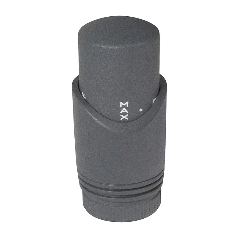 Комплект дизайн кранів з термоголовкою Ideale Duo 1/2”x1/2” антрацит - фото 5