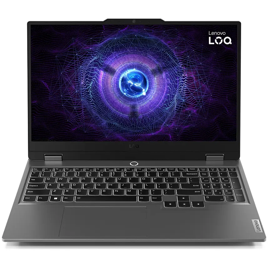 Игровой ноутбук Lenovo LOQ 15IAX9 Intel Core i5- 12450HX до 4, 4 ГГц, 15, 6 Full HD, IPS, 144 Гц, 12 ГБ DDR5, 512 ГБ SSD, NVIDIA GeForce RTX 4060 8 ГБ GDDR6, цвет Luna Grey - фото 3