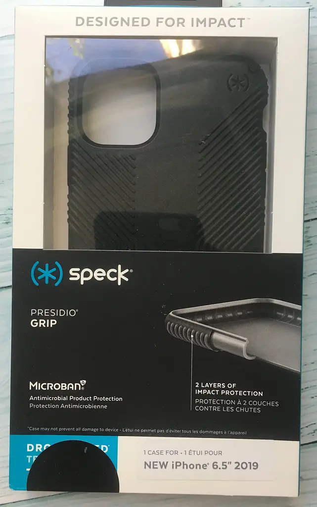 Чохол протиударний з антимікробним покриттям Speck Presidio Grip 129892-1050 для iPhone 11 Pro (5.8") Black - фото 5