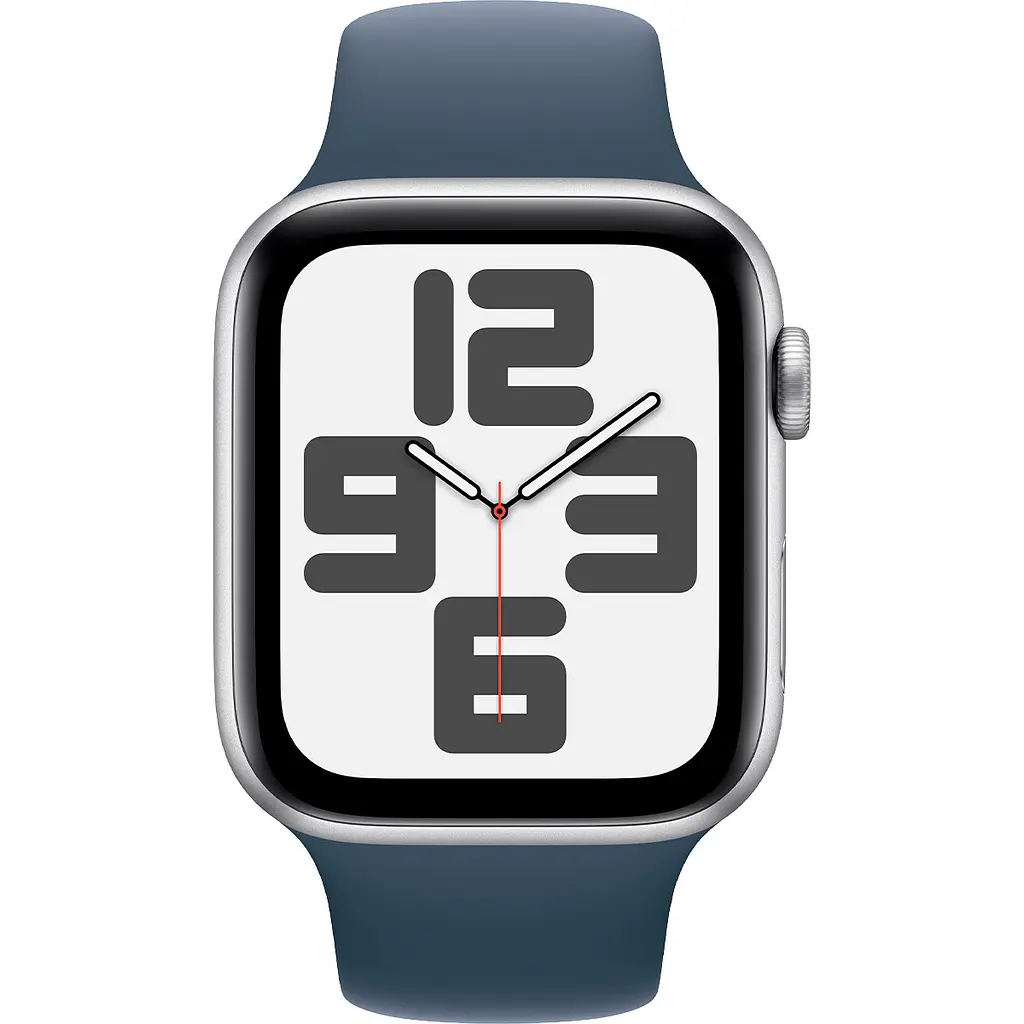 Смарт-годинник Apple Watch SE 2 GPS 44mm Silver Aluminium Case with Storm Blue Sport Band M/L [MREE3] [95094] - фото 2