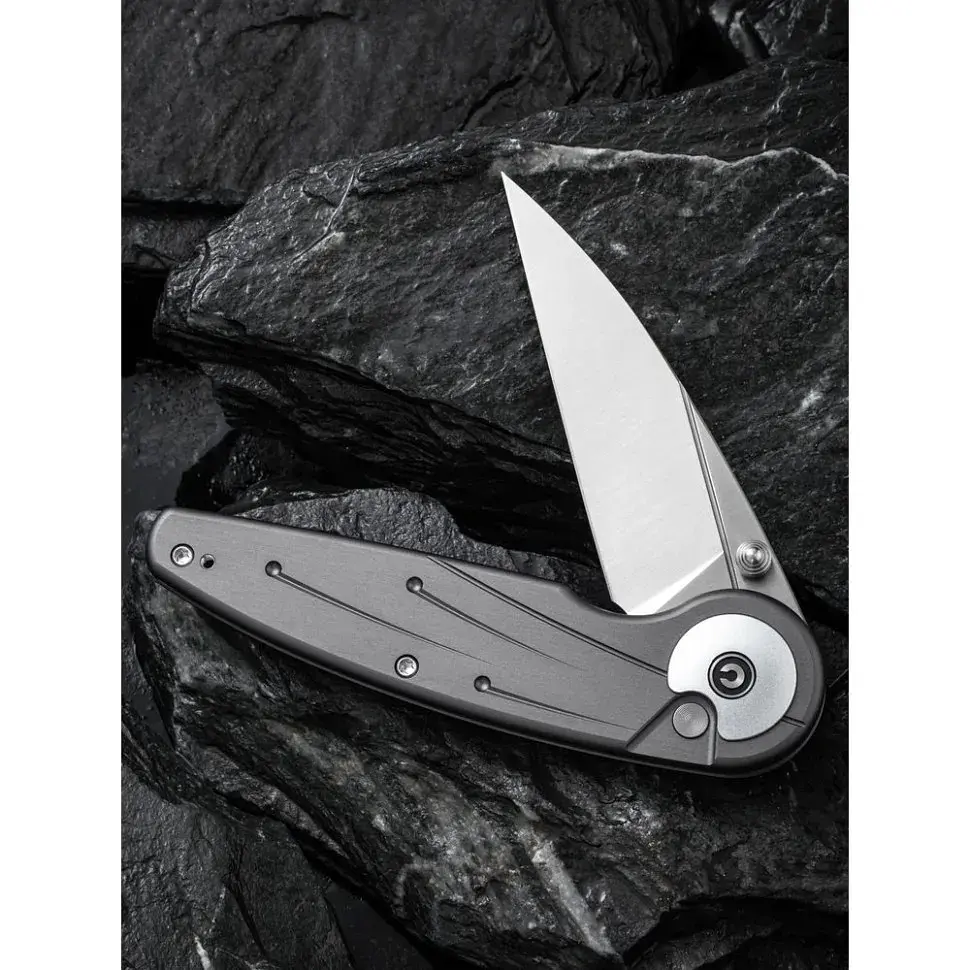 Ніж складаний туристичний Civivi Starflare, (8.4 см) Nitro-V / Aluminum сірий - фото 12