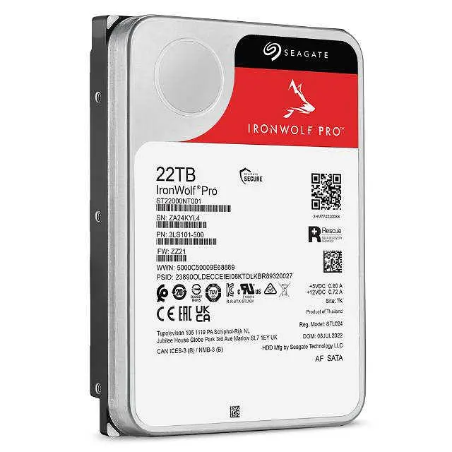 Жесткий диск Seagate IronWolf Pro 22 TB (ST22000NT001) - фото 6