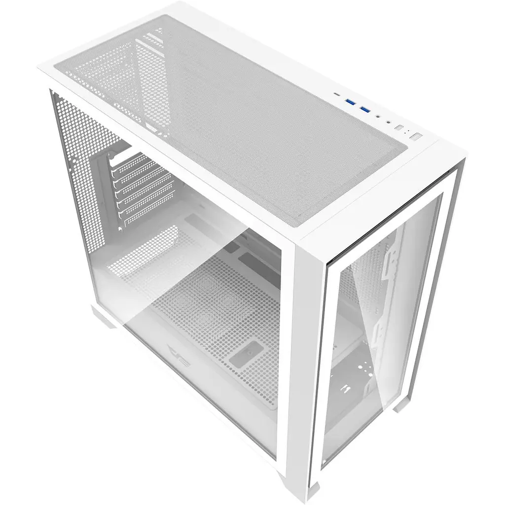 Корпус Darkflash DRX90 Glass White (DRX90 GLASS White) - фото 4