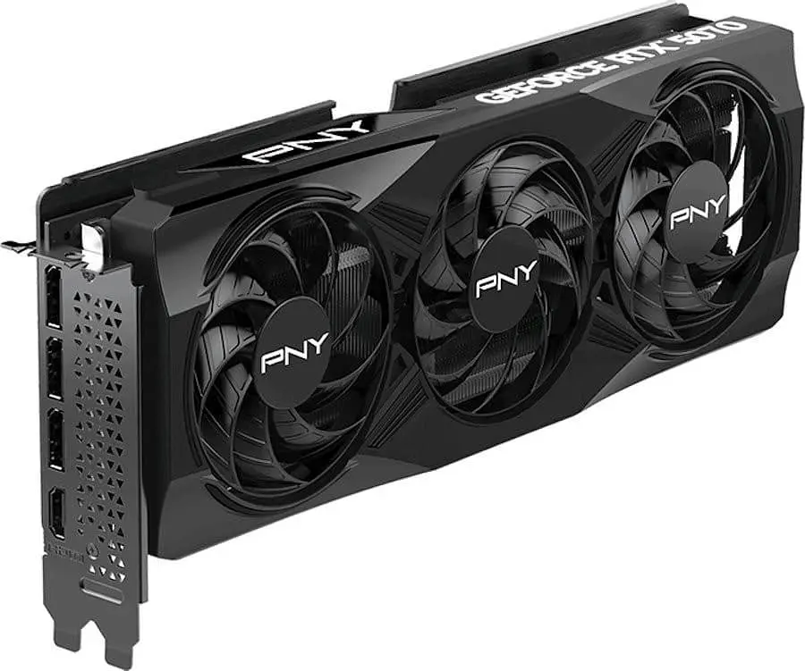 Відеокарта PNY RTX 5070 12GB Overclocked Triple Fan (VCG507012TFXPB1-O) (GDDR7, 192 bit, PCI-E v5.0 x16) - фото 3