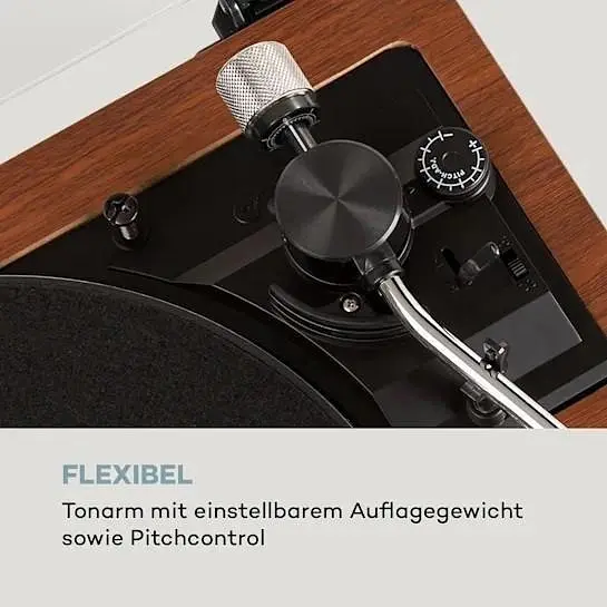 Стереосистема проигрыватель винила Auna Birmingham HiFi (10034090) - фото 8