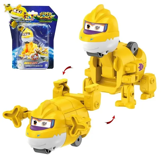 Ігрова фігурка-трансформер Super Wings Transform-a-Bots Брахі (Brachy) 5 см (YW790043) - фото 2