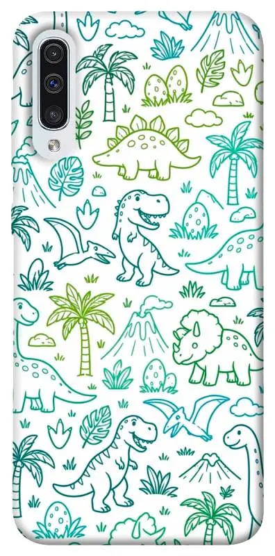 TPU чохол Demsky Dino pattern для Samsung Galaxy A50 (A505F) / A50s / A30s