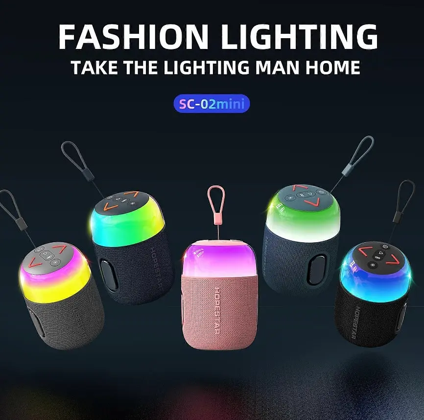 Портативна Bluetooth-колонка Hopestar SC-02 Сірий - фото 3