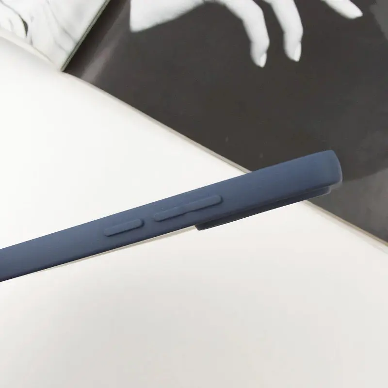 Чехол Lakshmi Silicone Cover Full Camera (AA) with logo для Xiaomi Redmi Note 14 Pro+ 5G Синий / Midnight blue - фото 3