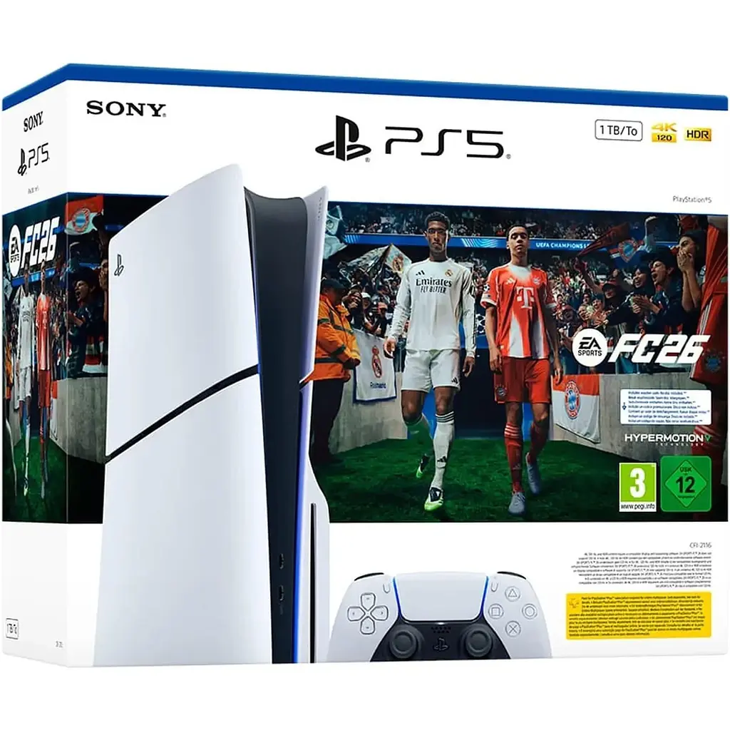 Ігрова консоль Sony PlayStation 5 Slim Blu-ray 1TB White+FC26 (CFI-2116) Б/в - фото 4