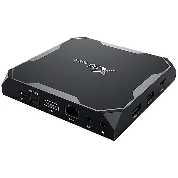 Стаціонарний медіаплеєр Vontar X96 Max Plus (смарт ТВ приставка) 4GB/64GB чорний (X96 Max Plus (4/64)_1999) - фото 3