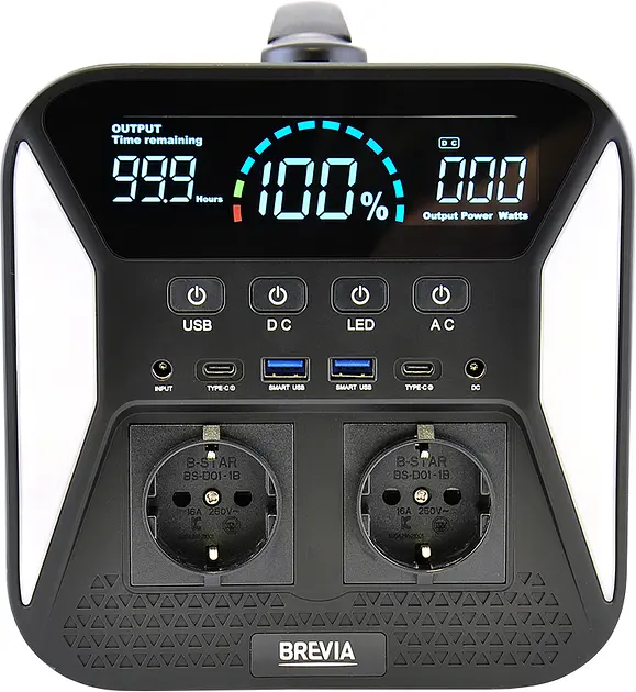 Зарядная станция Brevia 31000PS - 1000W LifePo4 - фото 3