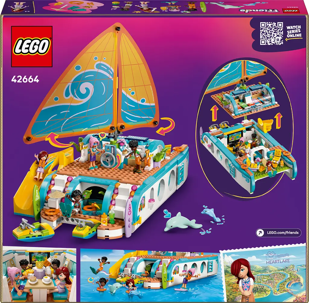 Конструктор LEGO Friends Приключения на туристической лодке 685 деталей (42664) - фото 3