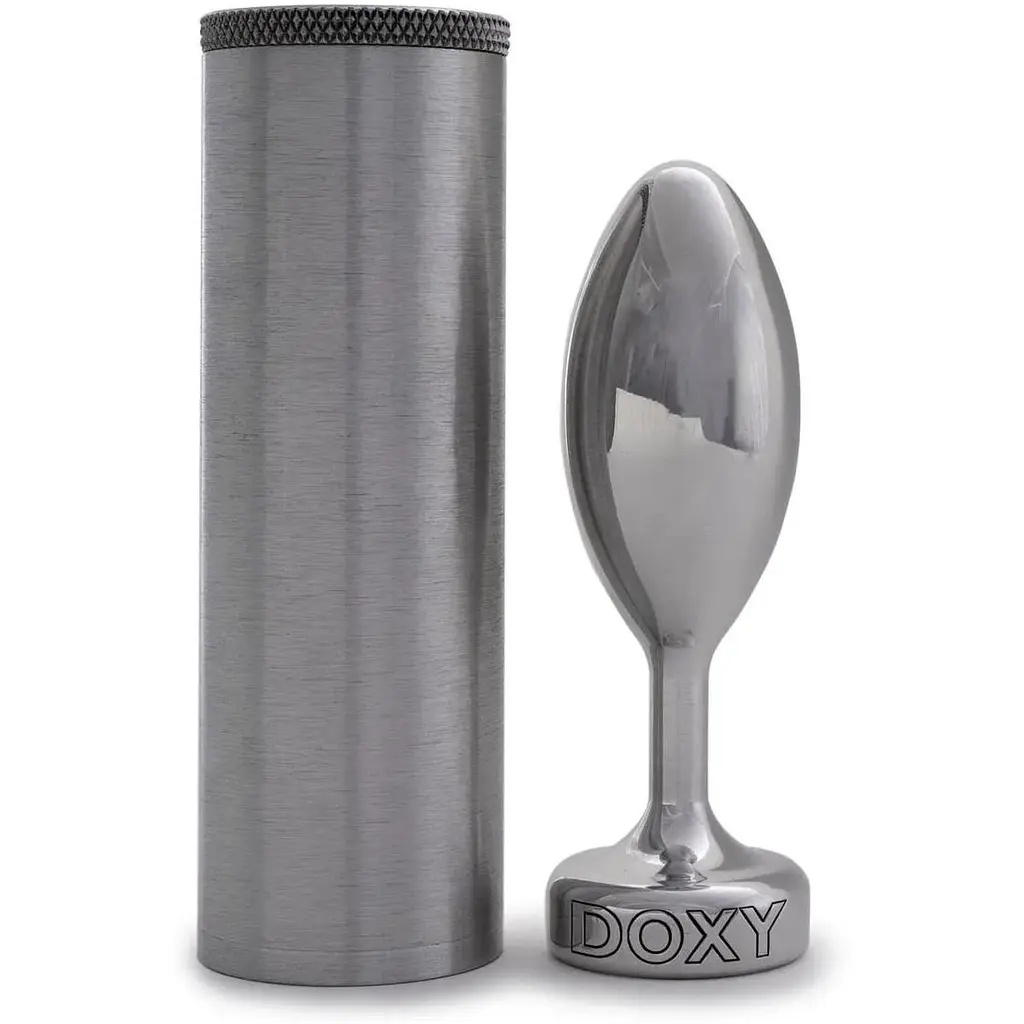 Металлическая анальная пробка Doxy Butt Plug Smooth гладкая диаметр 3.3 см - фото 3