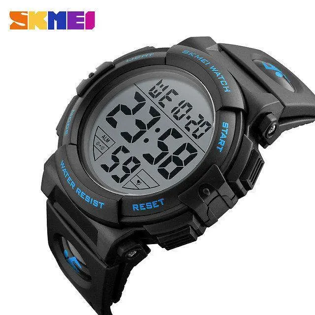 Мужские спортивные наручные часы Skmei 1258 Синий - фото 4