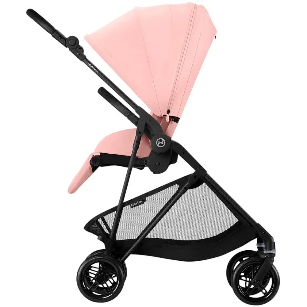 Коляска Cybex Melio Carbon Candy Pink з бампером (525000027) - фото 5