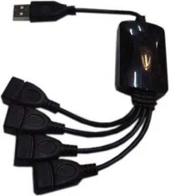 USB-хаб Lapara USB 2.0 4-ports (LA-UH803-A) Black