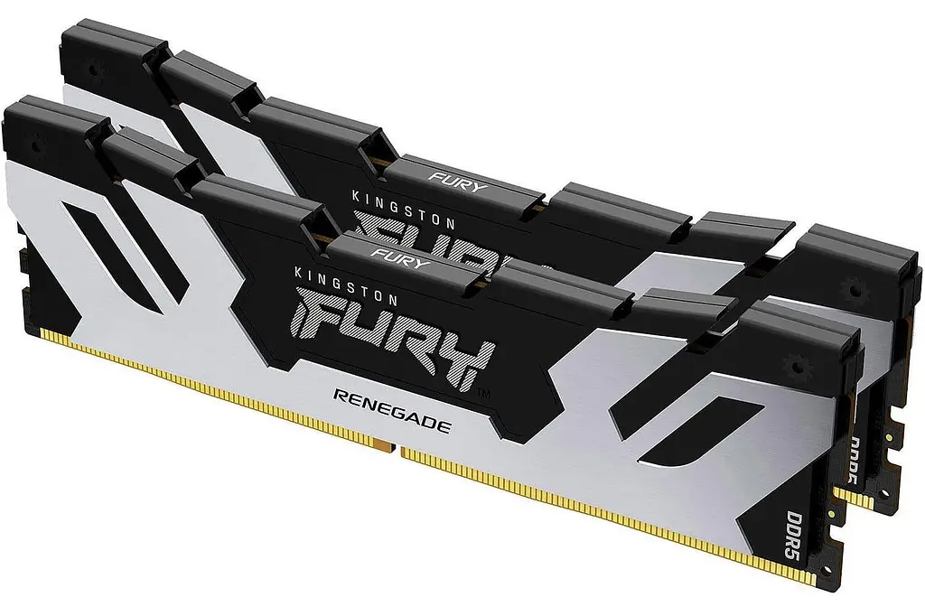 Модуль пам'яті Kingston Fury DDR5 96GB (2x48) 6400MHz Renegade Silver XMP (KF564C32RSK2-96) - фото 2