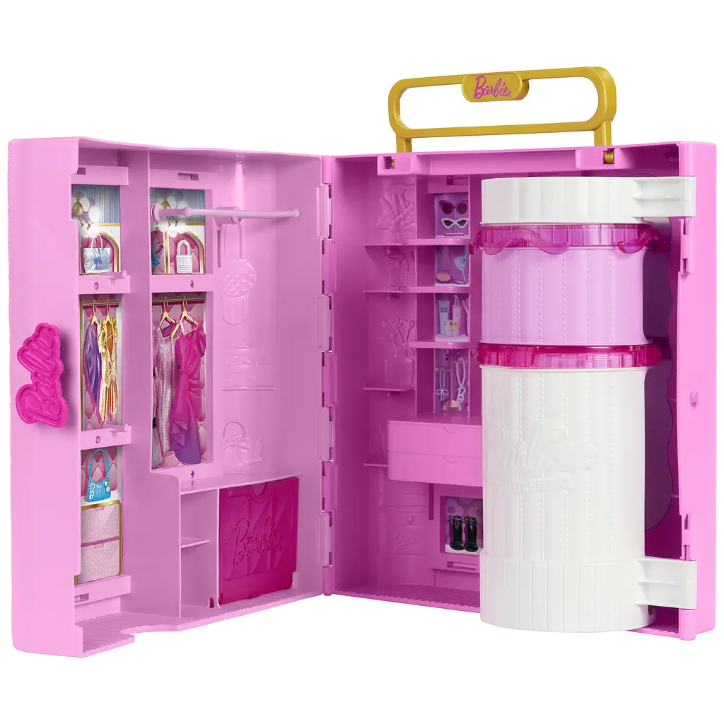 Портативна шафа-гардеробна для ляльки Barbie Deluxe Style Гардероб мрії (JJP01) - фото 3