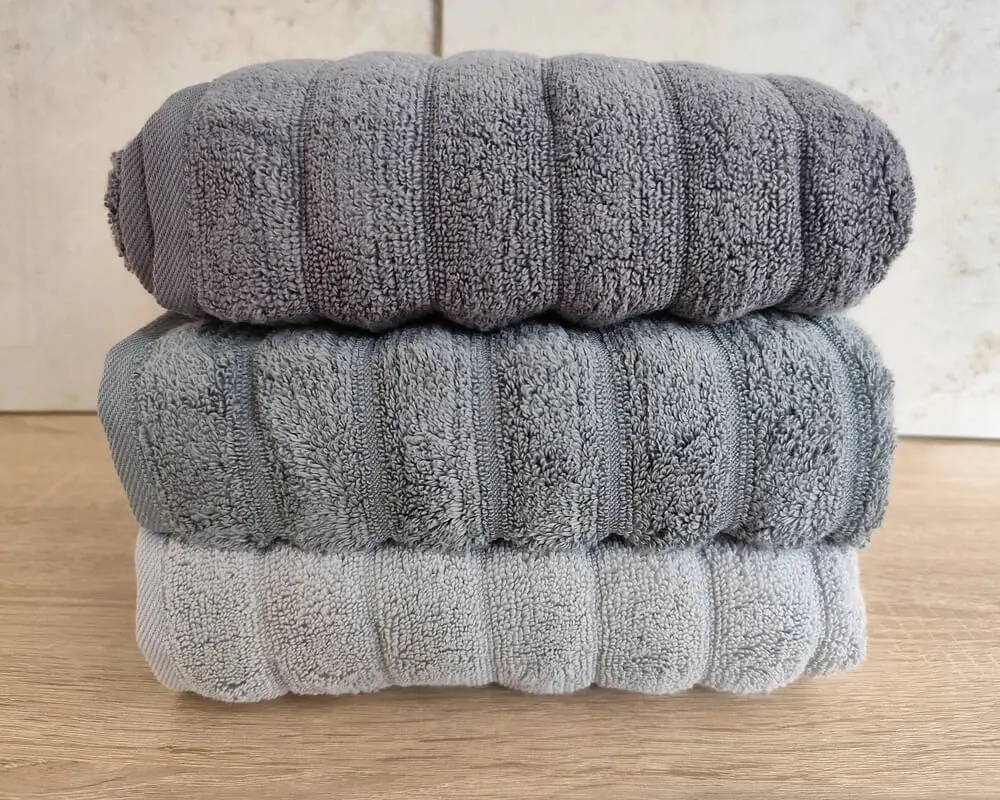 Набір турецьких махрових рушників Cestepe MicroCotton Premium 3 штуки 50x90 Ezgi 9 щільність 600 г/м2 - фото 3