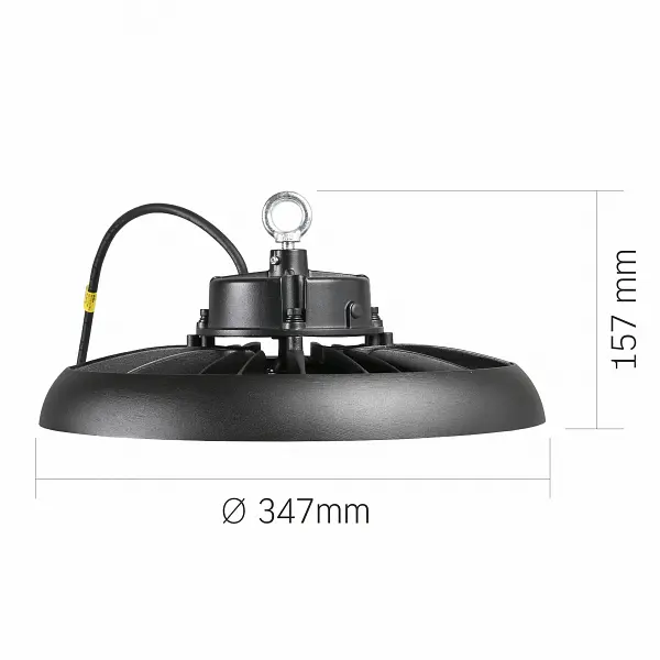 LED світильник висотний ХайБей VIDEX 200W 5000K 36000Lm Чорний - фото 6