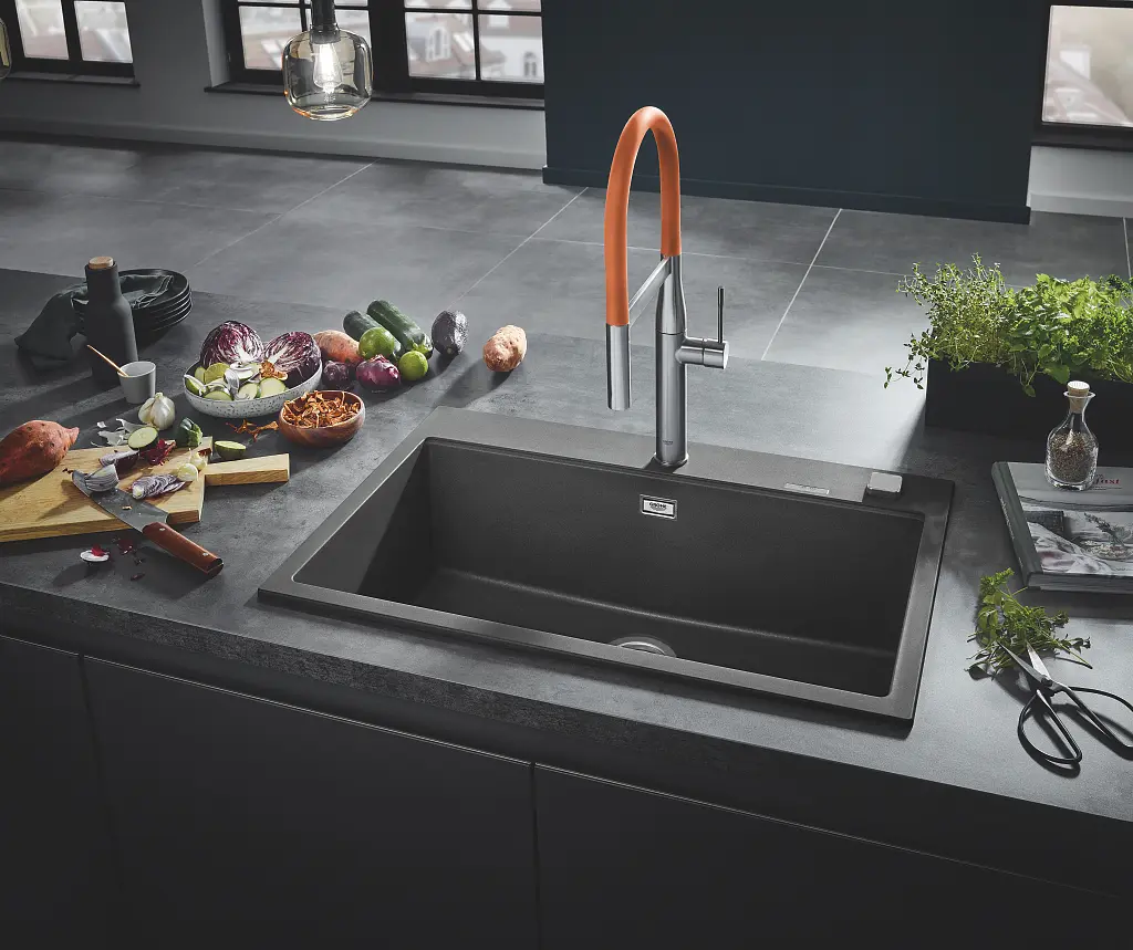 Кухонная мойка Grohe Granite Grey 780 x 510 мм 31652AT0, Серый - фото 3