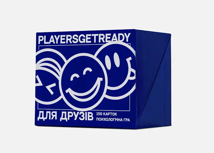 Настольная игра PLAYERSGETREADY Психологическая игра для друзей (150 карточек) (укр.) (Friends#Ua) - фото 2
