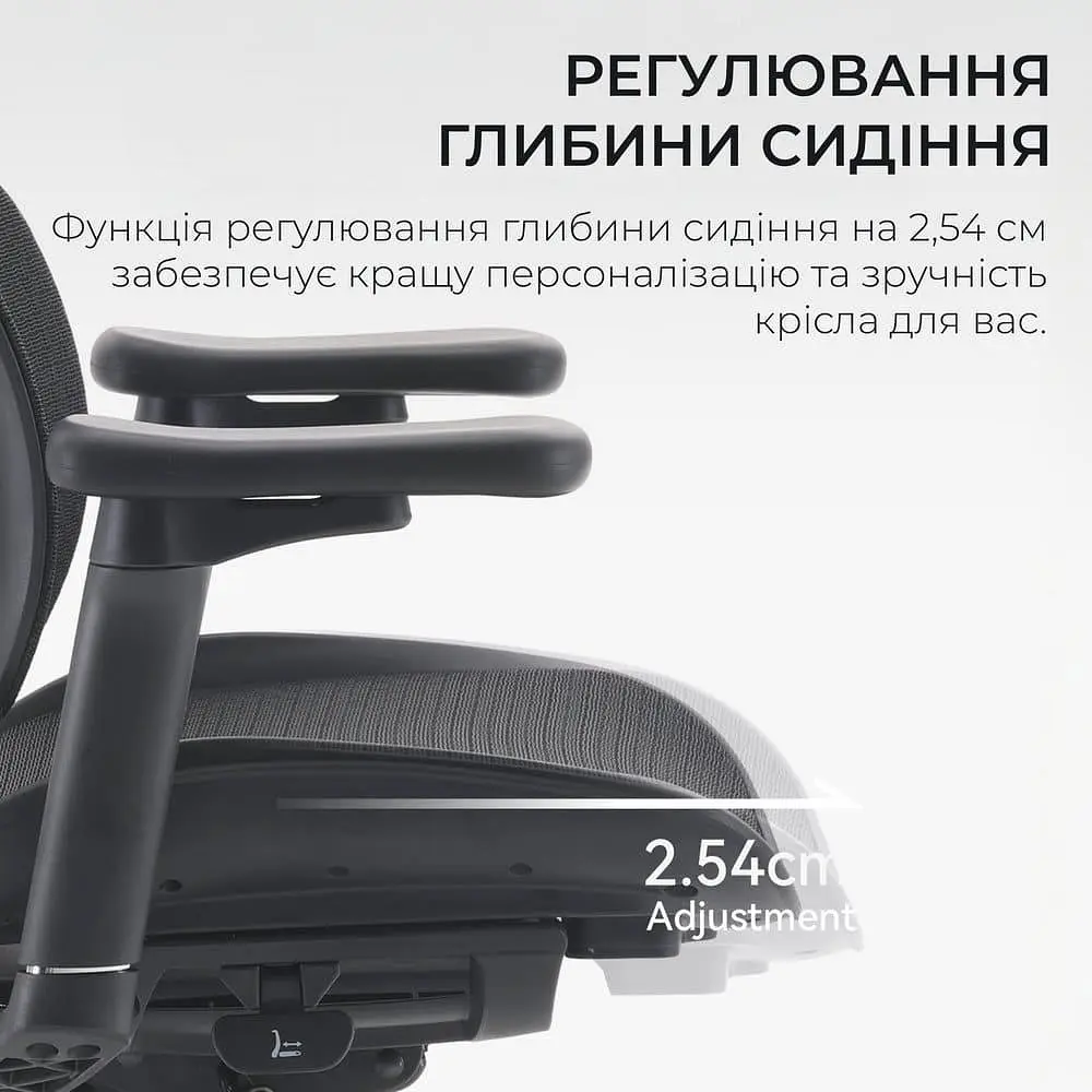 Ігрове крісло Sihoo DORO S100 Mesh Black (S100-M301) - фото 13