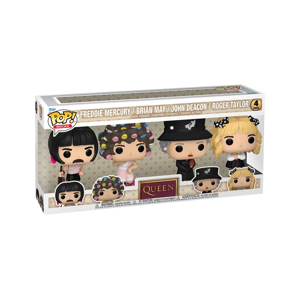 Набор фигурок Funko Pop Queen 4-Pack Queen Квин Набор 4 персонажа Квин 10 см Q 4PQ 4P - фото 3