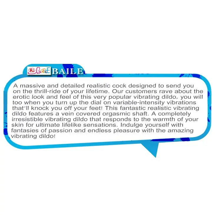 Вибратор Baile Barbara Jack Multi Speed Real 25.5 см телесный - фото 11