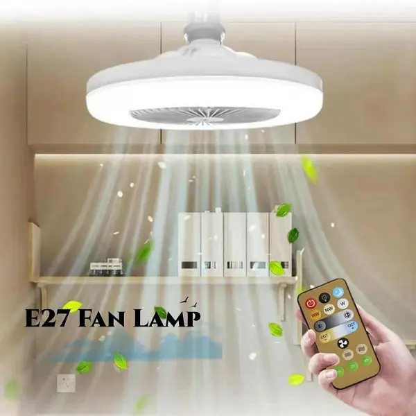 LED вентилятор-лампа підвісного типу з керуванням через пульт - фото 4