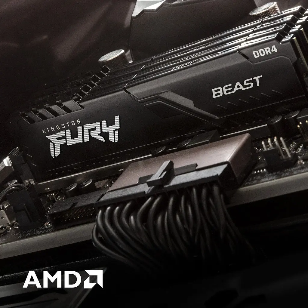Модуль пам'яті DDR4 Kingston FURY Beast 2x16GB 3200 MHz Black (KF432C16BB1K2/32WP) [147840] - фото 7